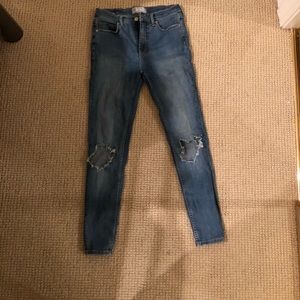 Free People Knee Rip Jeans (27)